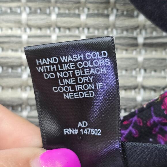 Ashley Stewart Top Blouse Womens Plus Size 22 24W Sheer Colorful Fairy Whimsy - Picture 4 of 12